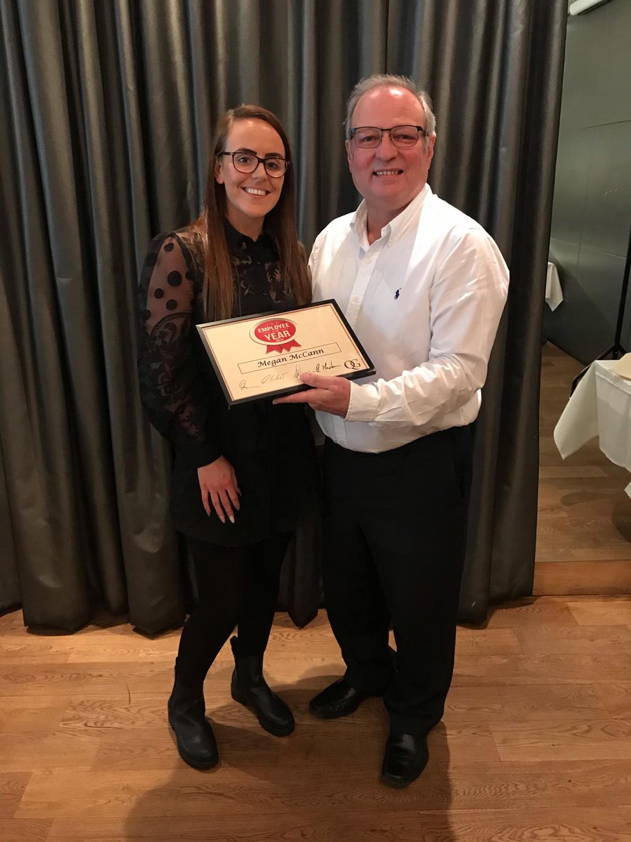 QuestGates's tweet photo. Congratulations to Megan McCann, winning Employee of the Year, from TPA team, Bolton! 
 
Special mention for Niki Pointer, Surveying Services team, Northampton, who received Highly Commended.

Megan and Niki are pictured below receiving their award certificates from Chris Hall. https://t.co/QF2x7Jiphf