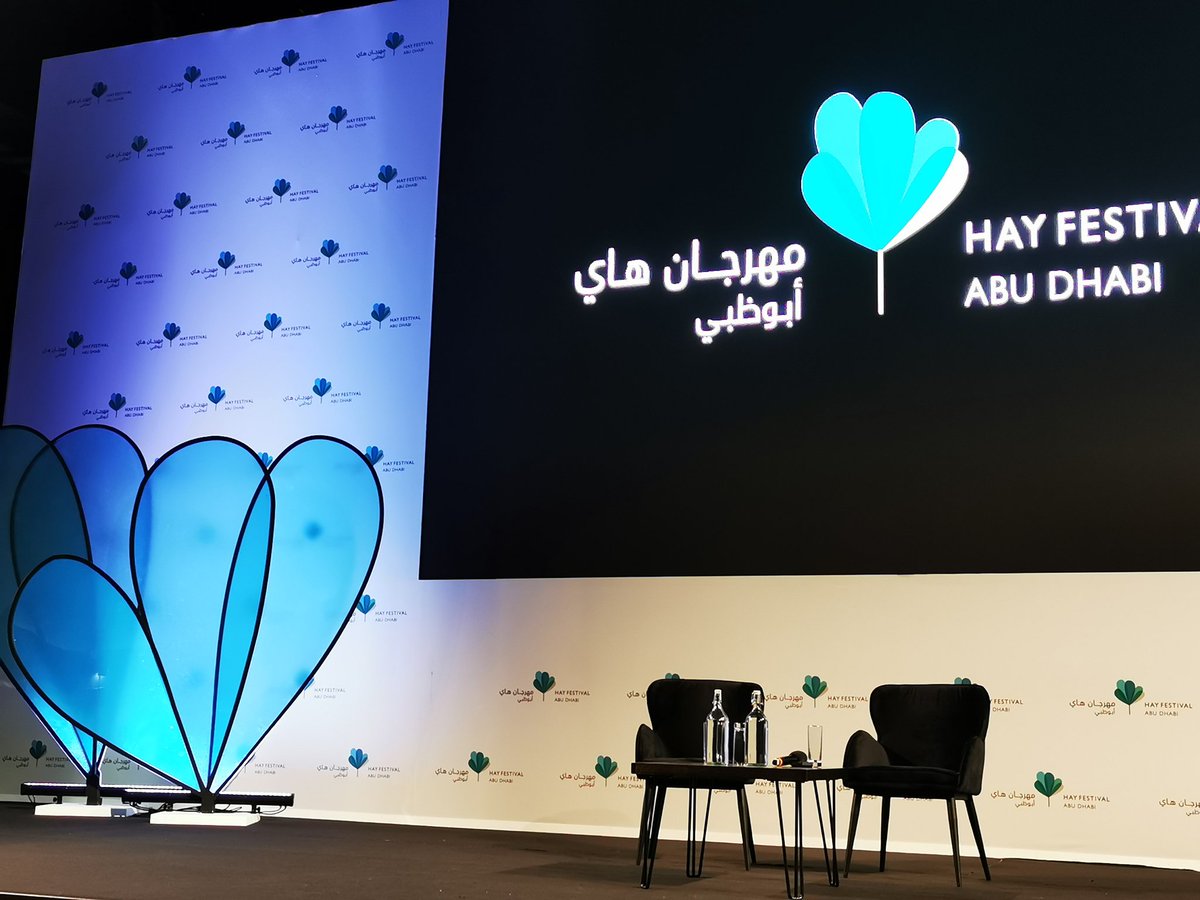 MrSimonMath's tweet photo. #HayAbuDhabi20 feels just like @hayfestival back home. Feeling blessed in the Middle Eastern sunshine. https://t.co/6fvQXkQ2sb