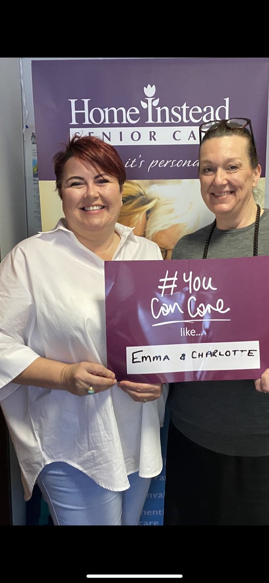 HISCSutton's tweet image. It&apos;s not just our amazing CAREGivers who can care - Emma and Charlotte who work in our office do as well! Our office team are always here to help 020 8773 7660 #youcancare