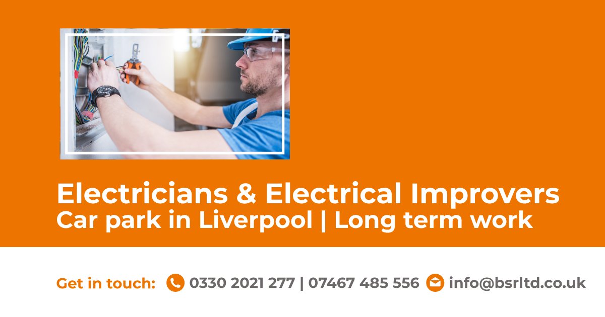 If you are searching for your next role in Liverpool and want to see what vacancies we have available send your requirements to - info@bsrltd.co.uk 
.
.
.
#bsrltd #jobsearch #jobs #vacancies #getintouch #jobseeking #immediatestarts #northwestjobs #liverpooljobs #merseyside