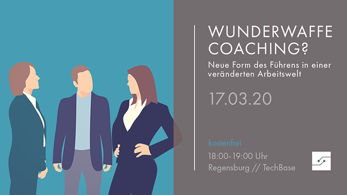 Eclipseina's tweet photo. Kostenfreier #Fachvortrag "Wunderwaffe Coaching" über #Coaching durch Führungskräfte innerhalb des Unternehmens, vorgetragen von Nancy Zernickow am 17.03.20 bei #Eclipseina in der #TechBase.
Alle Informationen unter https://t.co/ZQlSDdnwWJ
#Regensburg #Softskills #E4Y #VDI https://t.co/pf3Q3w4RsE