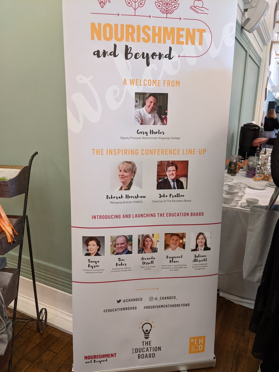 Today I'm representing <a href="/IE_Today/">Independent Education Today</a> at a very exciting launch <a href="/chandco/">CH&CO</a> #nourishmentandbeyond