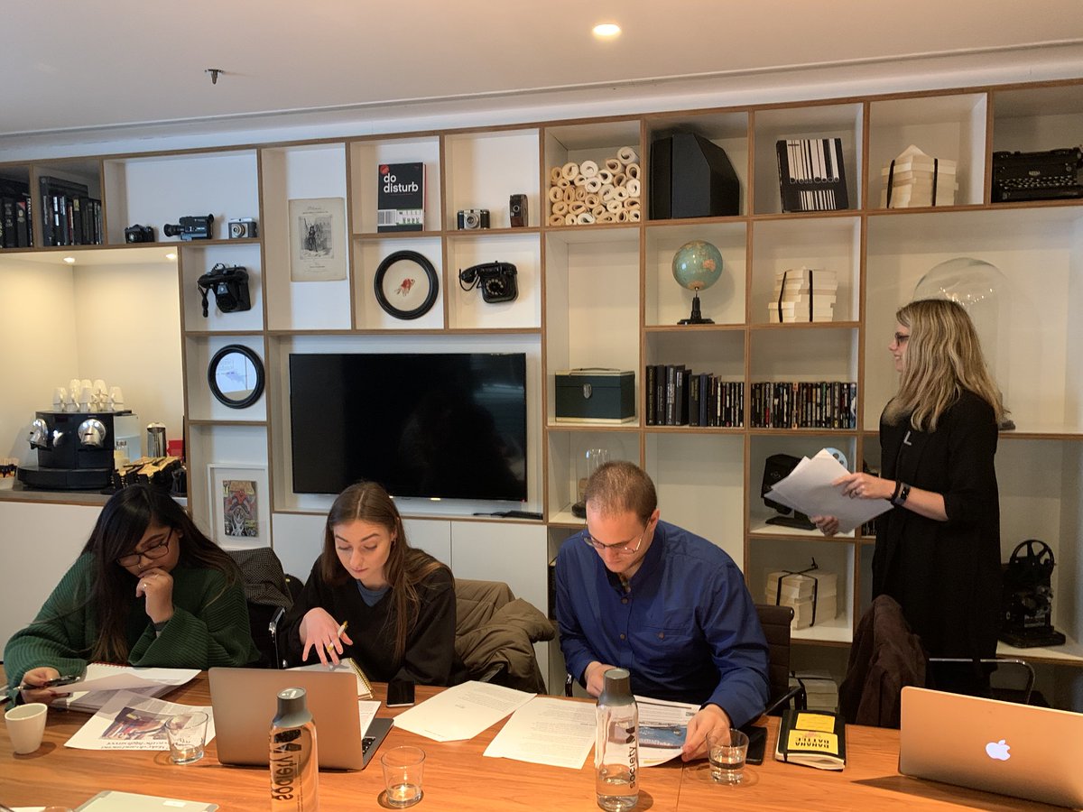 ninemediauk's tweet photo. Delegates hard at work with @_beckyhoward in our #ultimateprtraining day #FridayMotivation #comms #hacksforflacks #PRTips #media https://t.co/jzUtqRXxYN