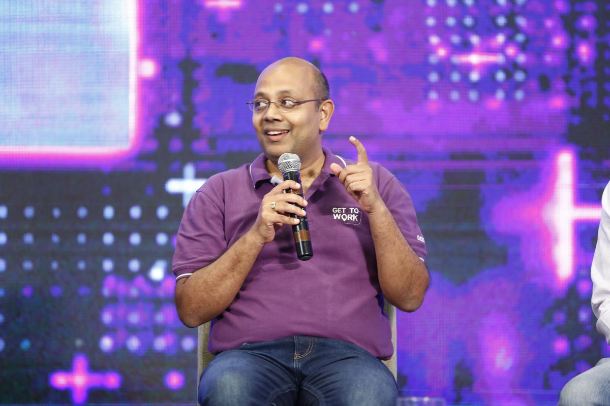 YourStoryCo's tweet photo. “Traffic is creating opportunity and with infrastructure enabling it, What we have also realized that Indians as consumers do have willingness to pay, if you are giving the value to the individuals and enterprises,” says Deepesh Agarwal, Co-Founder &amp; CEO, @GetToWork5. #FoW2020 https://t.co/rFJu23x9fv