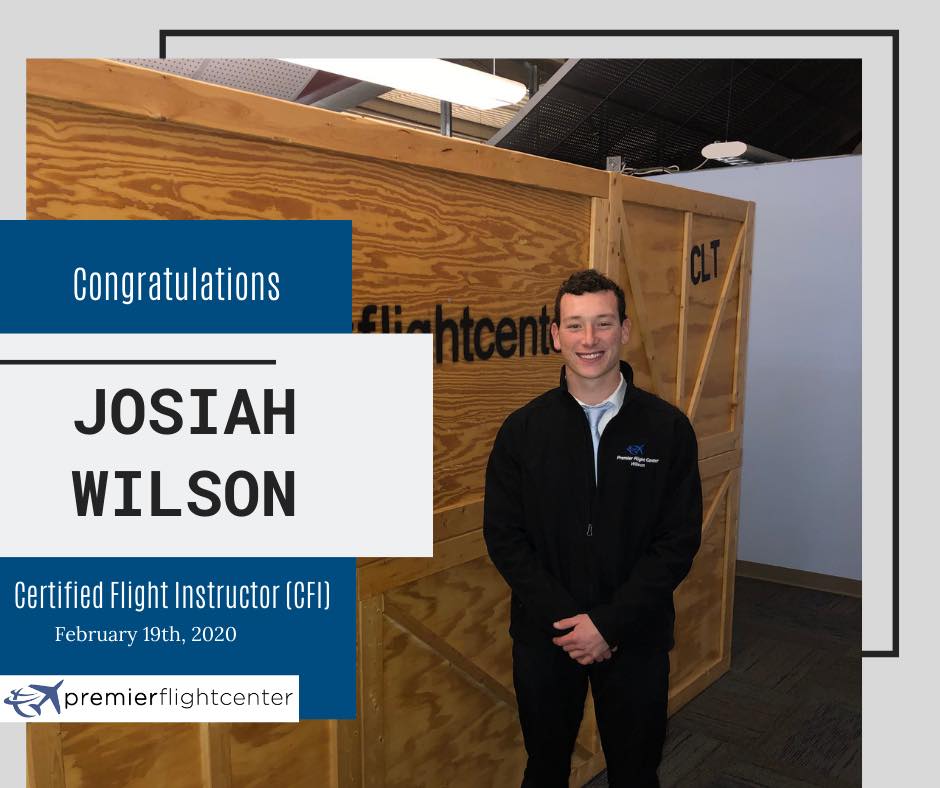 Congratulations to the newest PFC/OTC Certified Flight Instructor, Josiah Wilson! Josiah passed his FAA CFI check ride on February 19th, 2020. We’re so proud of your hard work Josiah!

#premierflightcenter #cfi #flysgf