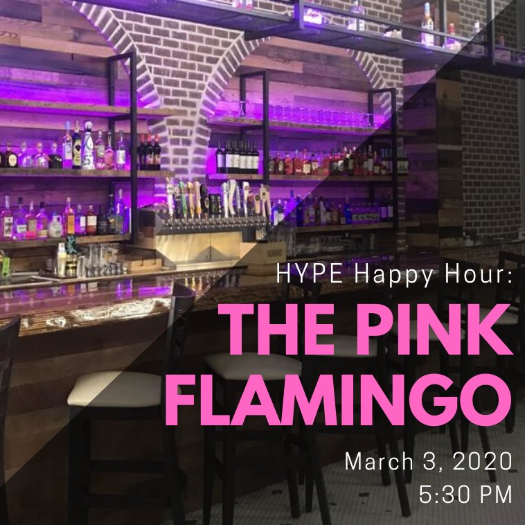 HYPErichmond's tweet photo. Don’t forget to Flamin-GO to HYPE’s March Happy Hour at Pink Flamingo this coming Tuesday, March 3. 🦩🏃🏾‍♀️🏃🏼Come and enjoy great food and delicious drinks! See you there!

Register here: https://t.co/7nq6asV8UM https://t.co/fiURzrTXwQ