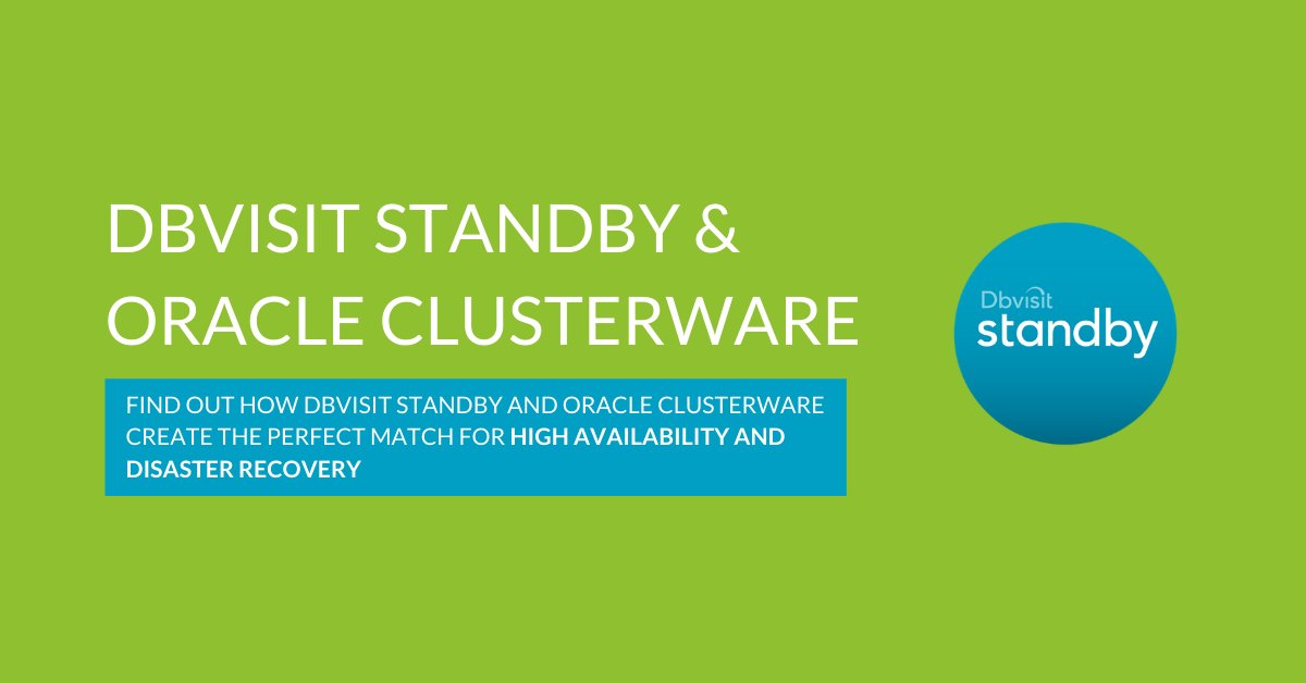 dbvisit's tweet image. Why should you consider #OracleClusterware &amp;amp; #DbvisitStandby? You’d get more value out of your #OracleLinux investment &amp;amp; create a #HighAvailability solution for your #OracleSE2 database environment. 

Want to learn more? Click here: ow.ly/klS950yyC5F