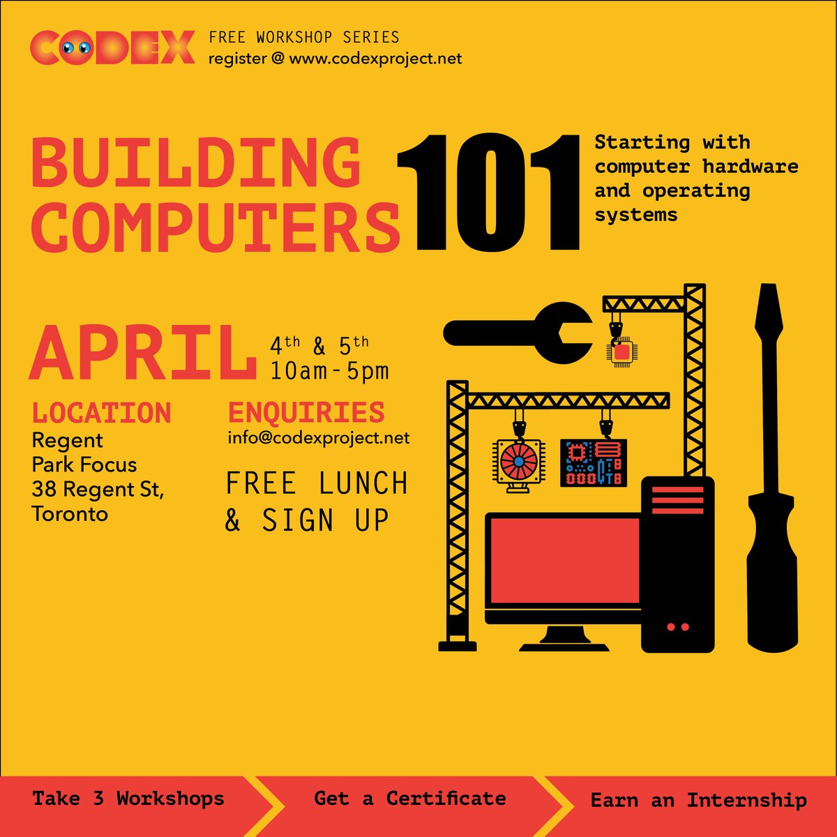 sixtrends's tweet photo. Our CodeX workshops help you learn a new skill. Learn more at https://t.co/l8O8eLAGN7 
#sixtrends #codex #algorithms #identity #digitalart 
#digitalarts #digital_art #digital_painting #IoT #computerbuilding #toronto #transformTO #education #workshops https://t.co/q0tZJcvLVl