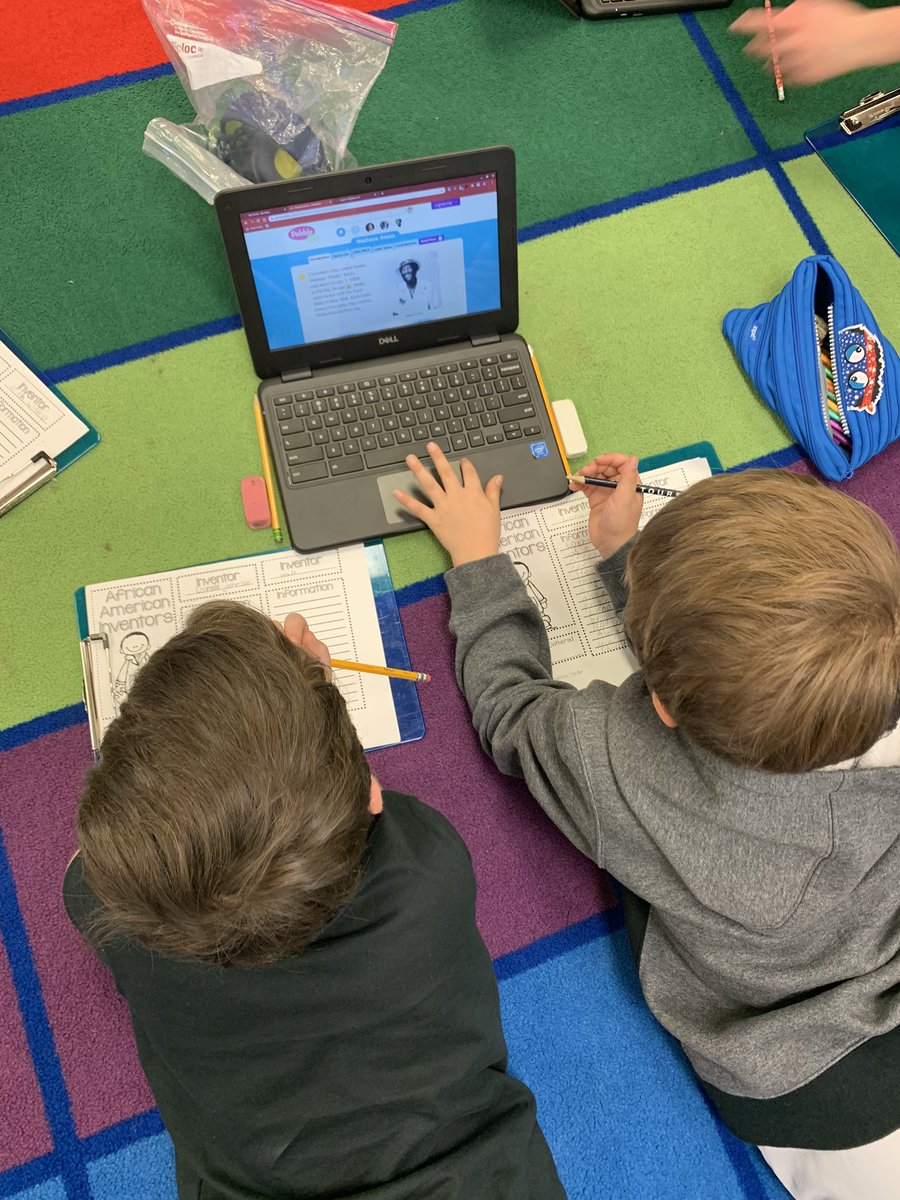 Branch_firsties's tweet photo. We are ending Black History month by researching African American Inventors!  @BeckElem https://t.co/bOthJYtK81
