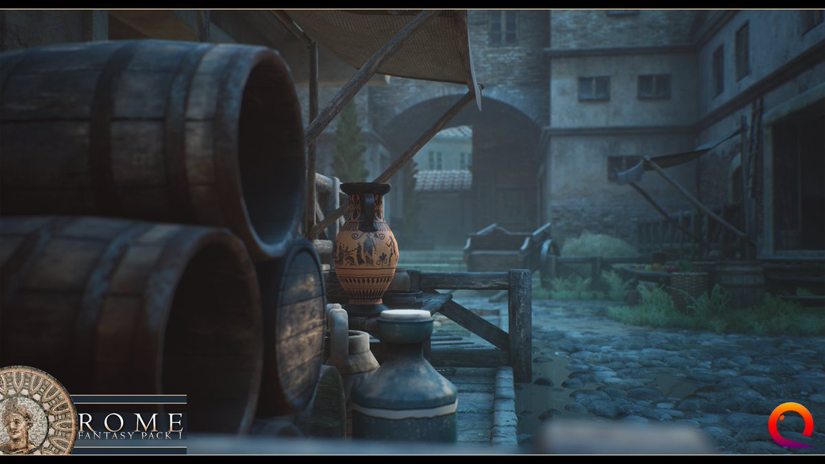 qthe0ry's tweet photo. Rome Fantasy Pack I for the Unreal Engine has been relit! Enjoy the newly lit demo scene included in the pack. 

More info at https://t.co/DPMW38hmdC #gamedev #indiedev https://t.co/Lda2WS9SJ7