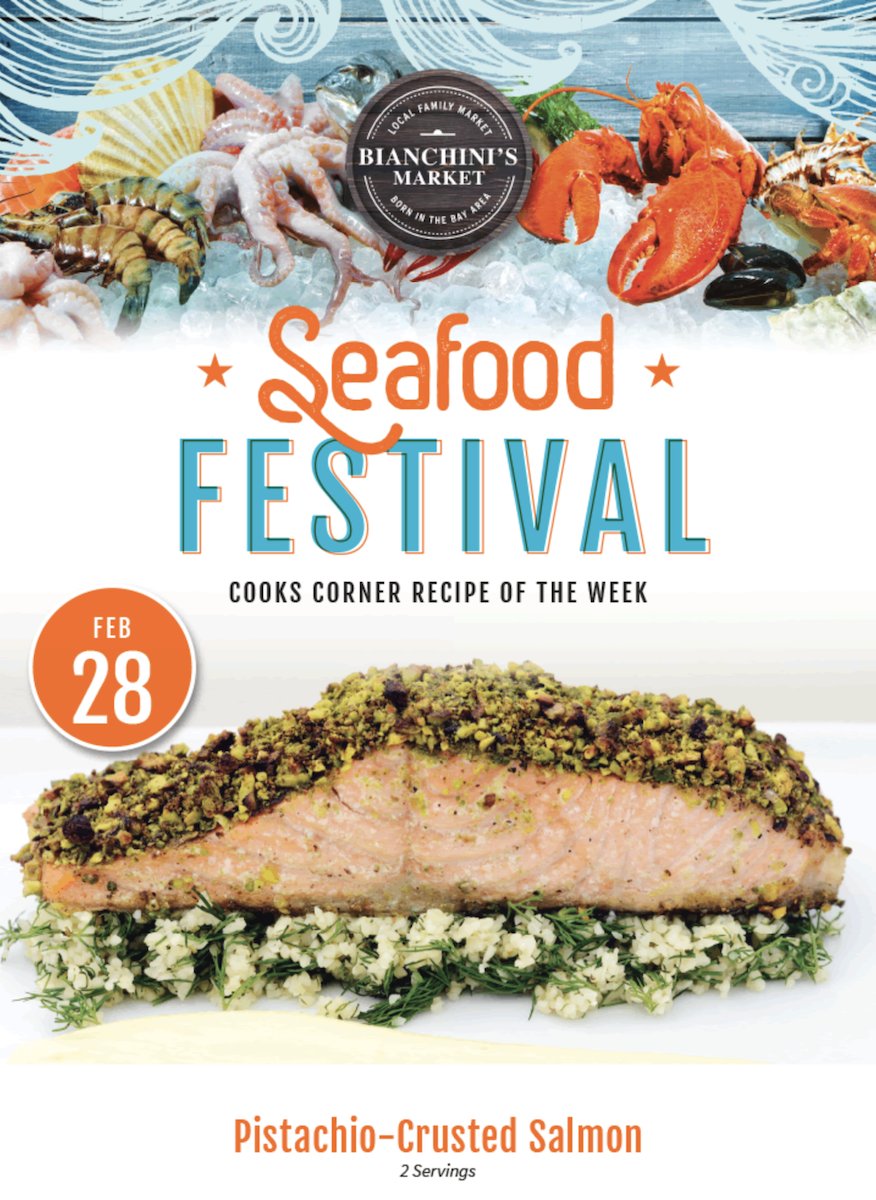 Bianchinis's tweet photo. Create a gourmet dining experience minus the gourmet restaurant with our latest Cooks Corner recipe, Pistachio-Crusted Salmon. It's highly flavorful, tender, crunchy and very easy to prepare. > https://t.co/QJfe8THIGU https://t.co/HkNo1tmUoR
