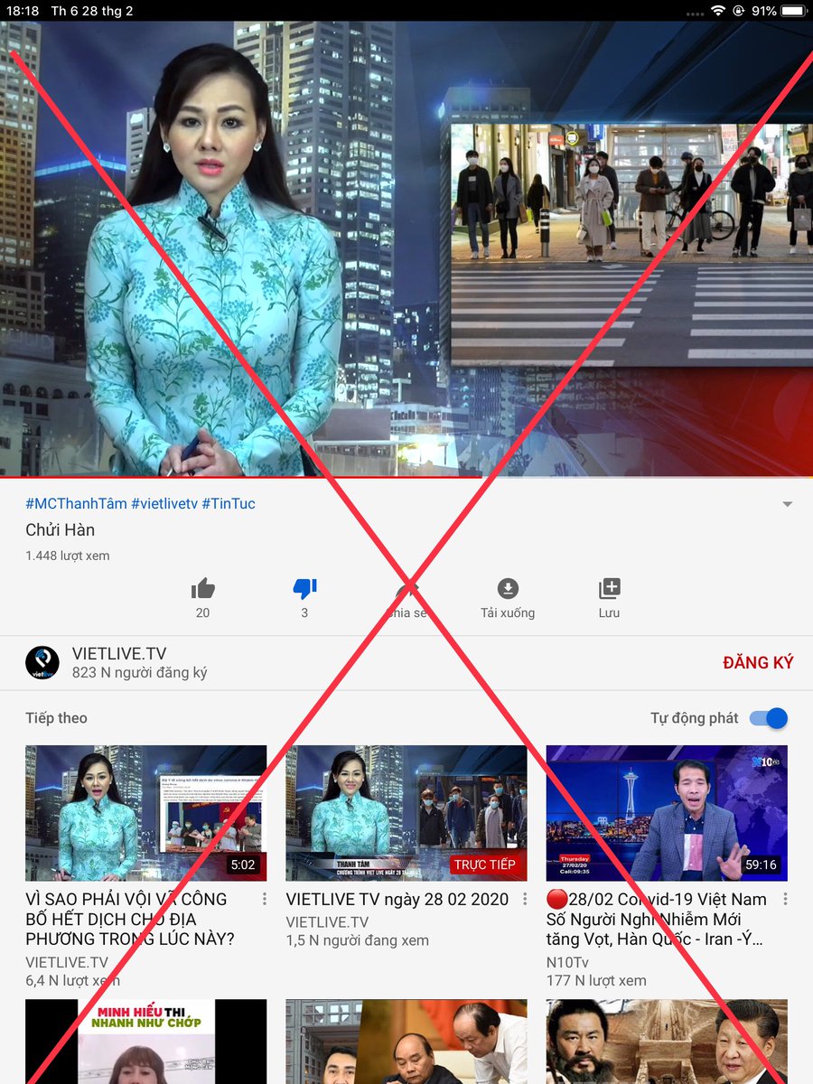 phobe87547266's tweet photo. Report kênh này với 
 #recoverVNreputation https://t.co/Cy3hiRjYIL