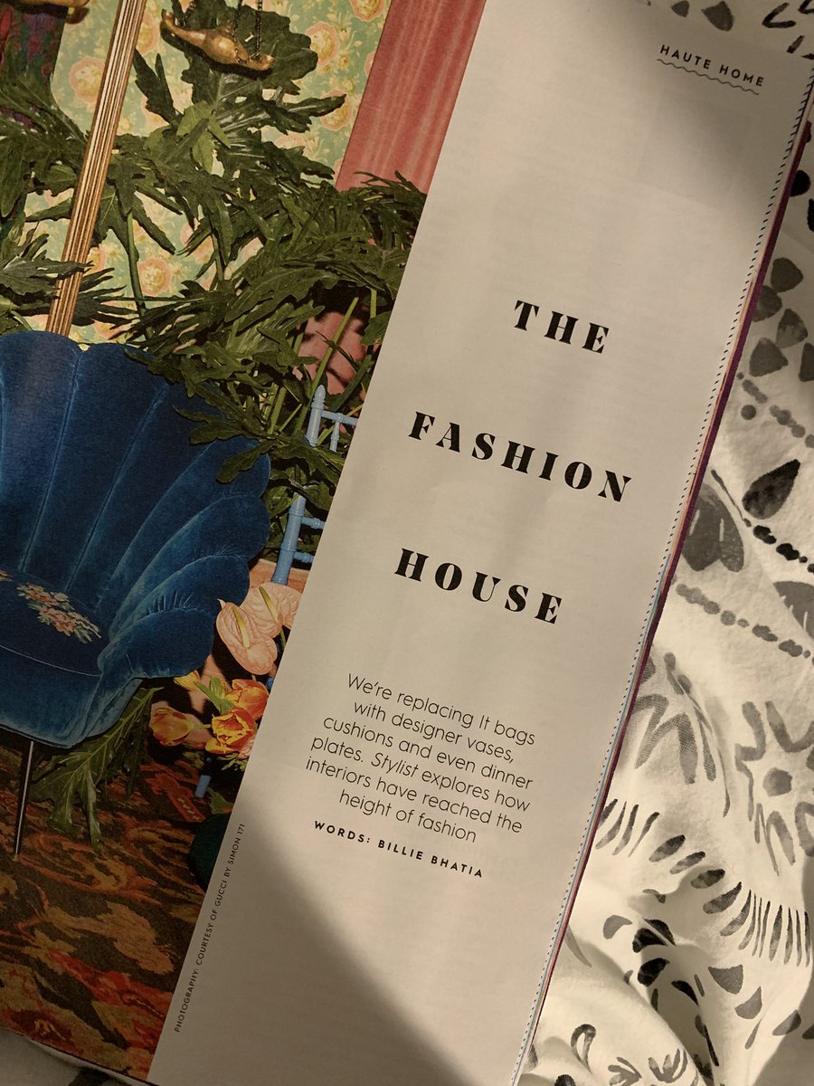 lovemayarey's tweet photo. Great articles in @StylistMagazine as ever. Interior design is such a big part of our brand and it’s nice that other people are enjoying it as much as we do. https://t.co/W1xYDSJTxs