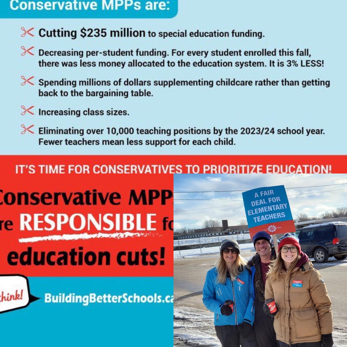 MsPeltiersClass's tweet photo. #Istrikebecause #CutsHurtKids #ETFO https://t.co/8TbHFDSp5r