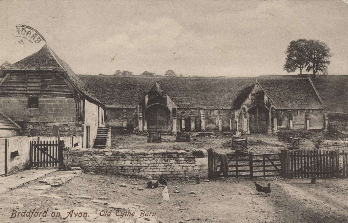 TheJRogers's tweet photo. @ICELibrary Bradford-on-Avon's Town Bridge! Great town, with plenty of history, including the immense 14 century Tithe Barn built by Shaftesbury Abbey. #tithebarns #britainsgreatestbridges
Image courtesy of @HeritageWSHC https://t.co/YSnbMip1N7