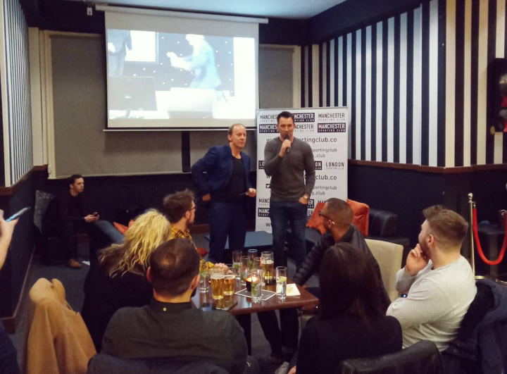 GAB_consult's tweet photo. We were thrilled to help organise the launch event for Manchester Sporting Club's Clubhouse 📍
Thank you to all the attendees that came down 👇
Thanks Zouk for the food &amp; Kuro Gin for the gin 🥃

@the_sporting_club
@sedulogroup
@ZoukTeaBar
@KuroGinUK

#event #launch #sportsnews https://t.co/xlKOzZnr8T
