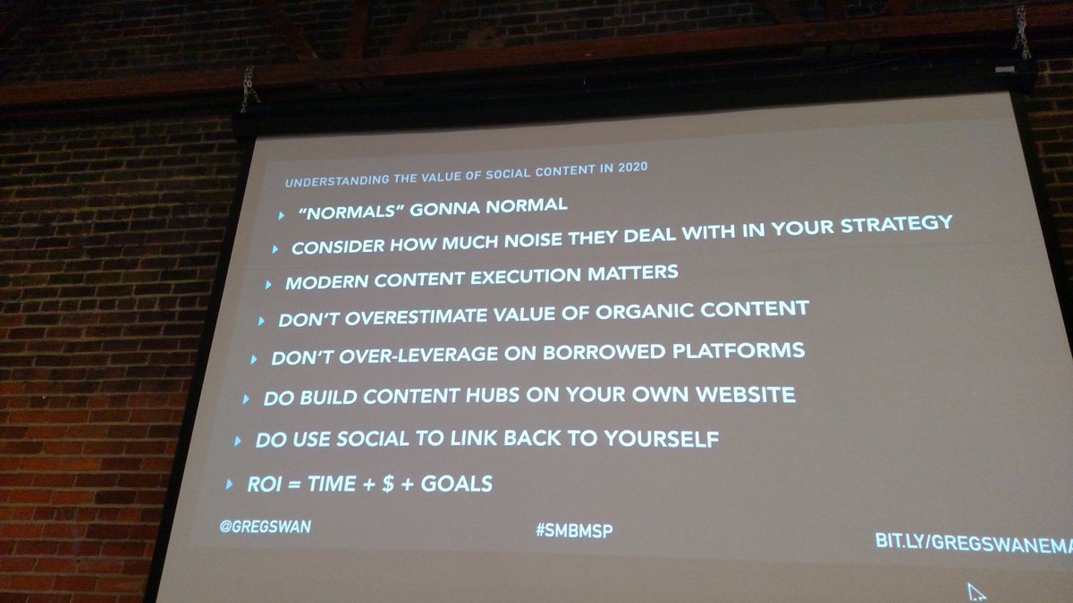 KayLoire's tweet photo. Social content in 2020
@gregswan 
#smbmsp https://t.co/aBelAddisO