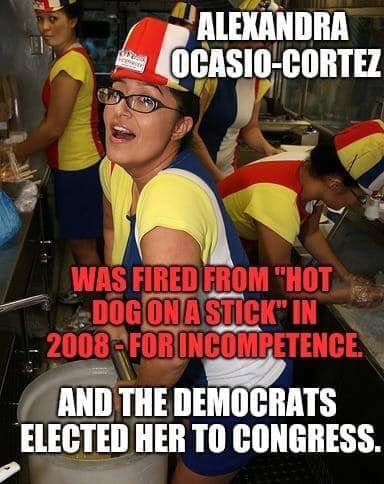 <a href="/AOC/">Alexandria Ocasio-Cortez</a> Evidently didn't make her employable....