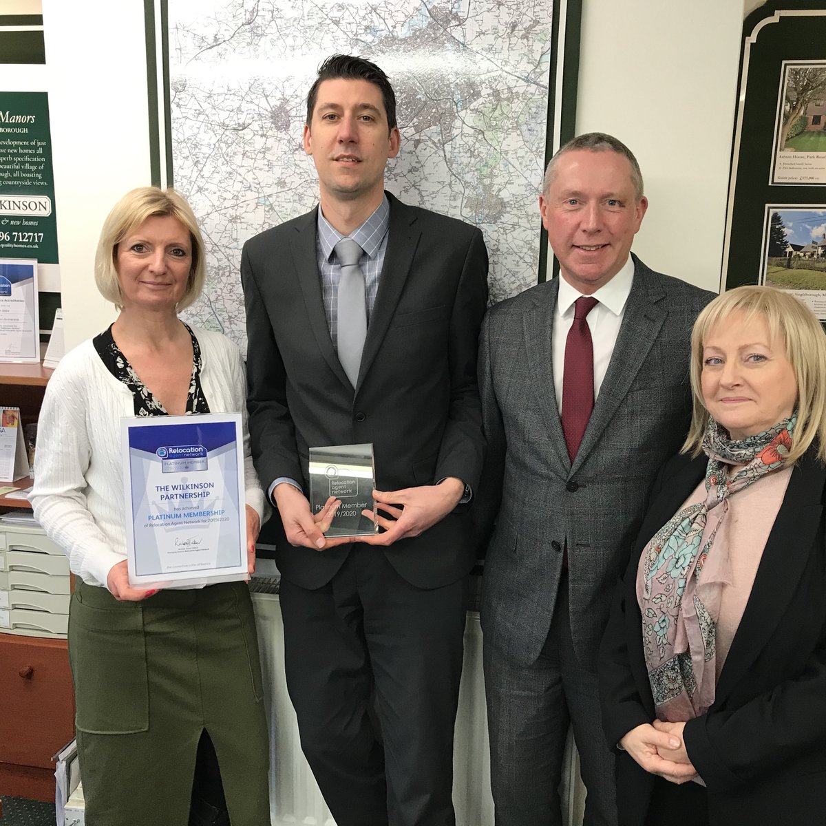 RelocationAgent's tweet photo. It’s been a great day for seeing agents across the network. Not only have we been with the leaders of the current platinum league we’ve also been with the agent currently in second place @TWPestateagents Winslow. Great to catch up with the team! #LocalExerts #PlatinumLeague https://t.co/5U03jRWuRY