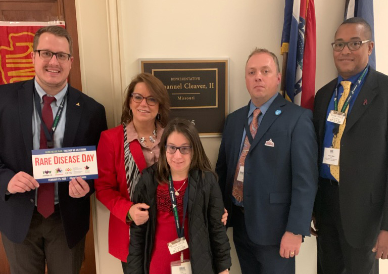 thegfpd's tweet photo. Thank you to @repcleaver for meeting with our GFPD volunteer, pledging to join the Congressional Rare Disease Caucus and turning compassion into action at #RareDC2020. Thank you for being an advocate for families affected by peroxisomal disorders! #GFPDisHope #rarediseaseday2020 https://t.co/2t9XEs07de