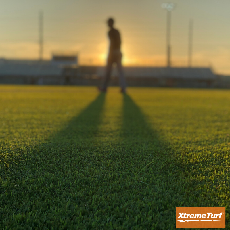 actglobalturf's tweet photo. Beautiful sunset on Key West High School's baseball turf. Installation by our partner Burke Construction Group. Whose favorite time of the year is baseball season? #FieldFeatureFriday #BaseballTurf https://t.co/UclZP8hsri