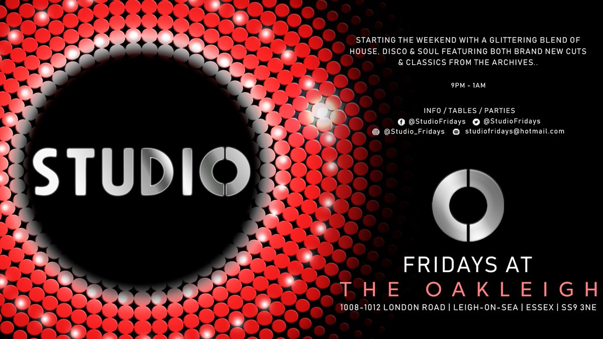 It's FRIDAY!
Join us 9pm - 1am <a href="/TheOakleigh/">The Oakleigh</a> for only the best in
#House #Disco #Soul