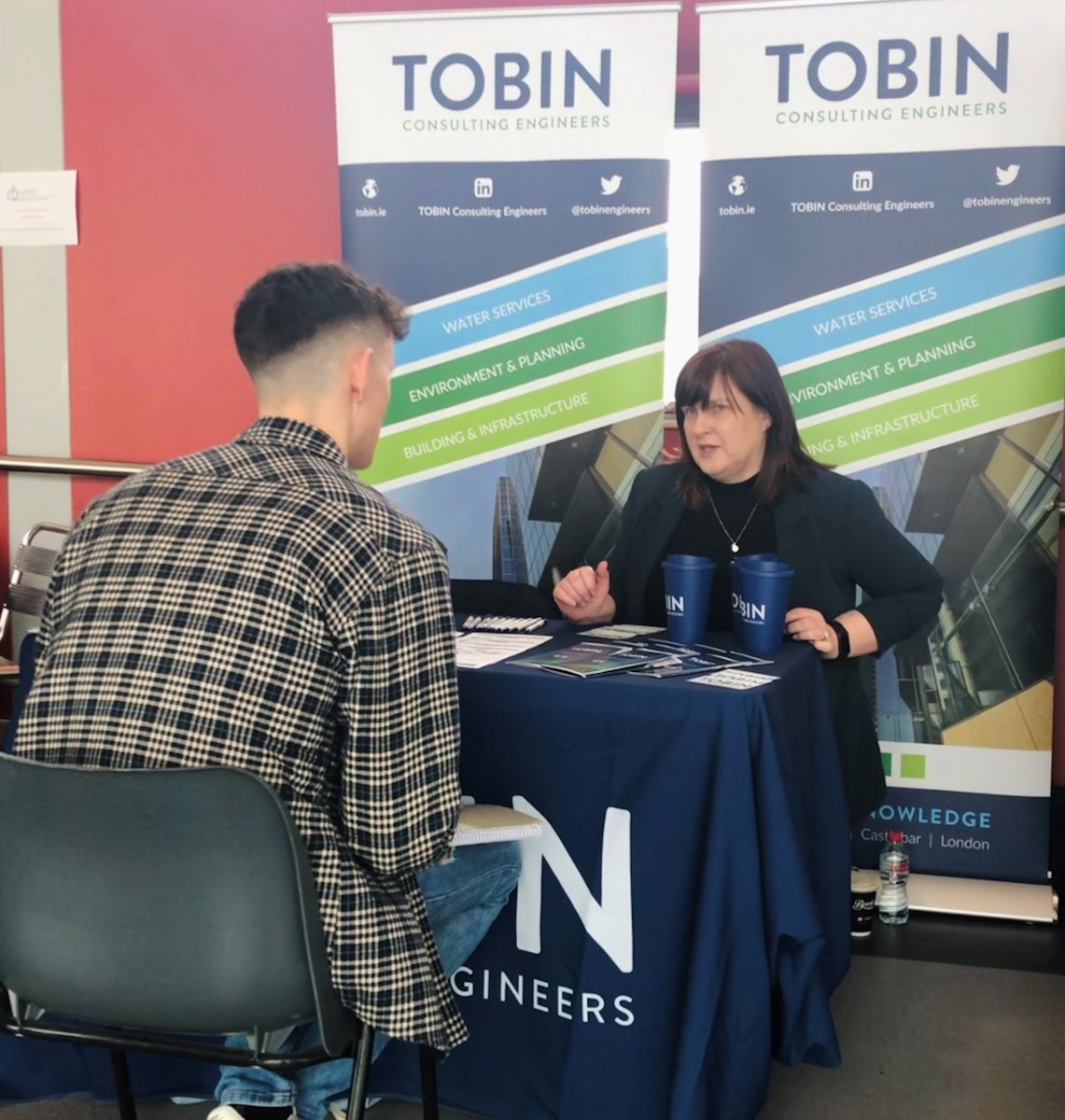 It was great meeting with #Engineering and #QuantitySurveying students attending the Careers Fair at @GMITOfficial.  

#TeamTOBIN #graduatecareers