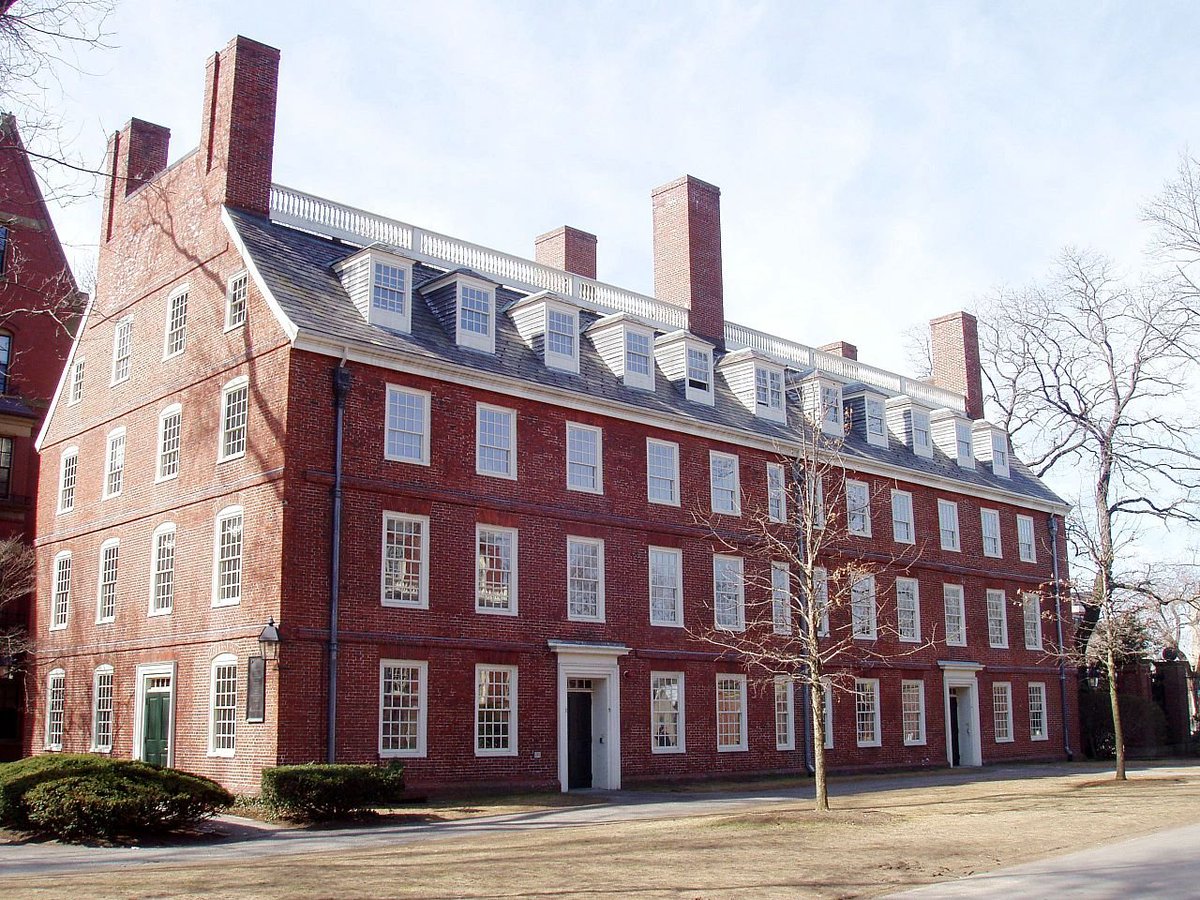 that whole process kicked off in the mid-17th century, but the oldest thing still standing there is from later (though still, by American standards, very early) - Massachusetts Hall, a dorm from 1720