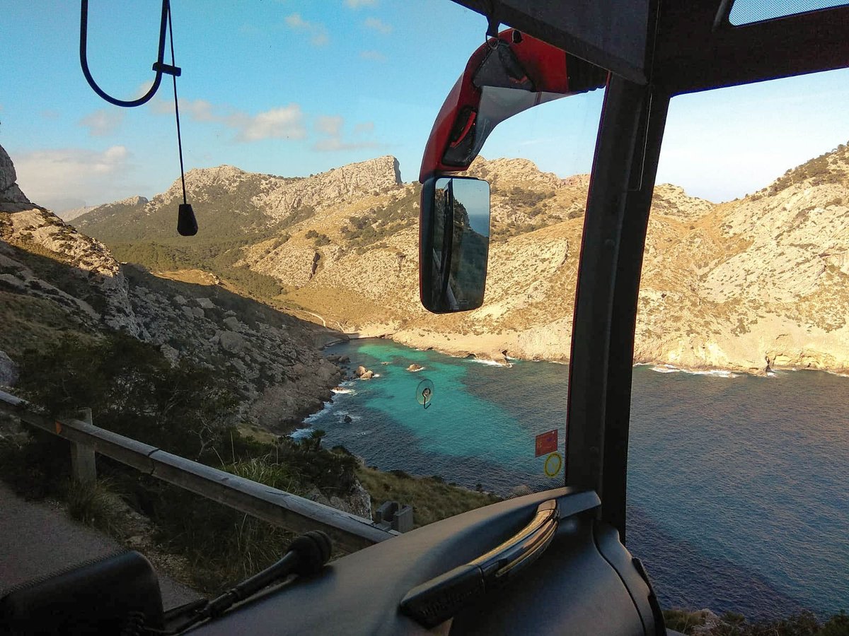 FuturtransSL's tweet photo. What a fantastic weather to visit Mallorca and go on excursions!

Many thanks to the group for trusting Futurtrans for your trips, to our photo-driver Mercedes for the photos and to the unexpected guest at the Far de Formentor for the visit. 🧡🚍

#formentor #Mallorca #excursion https://t.co/vKM8tfBQyU