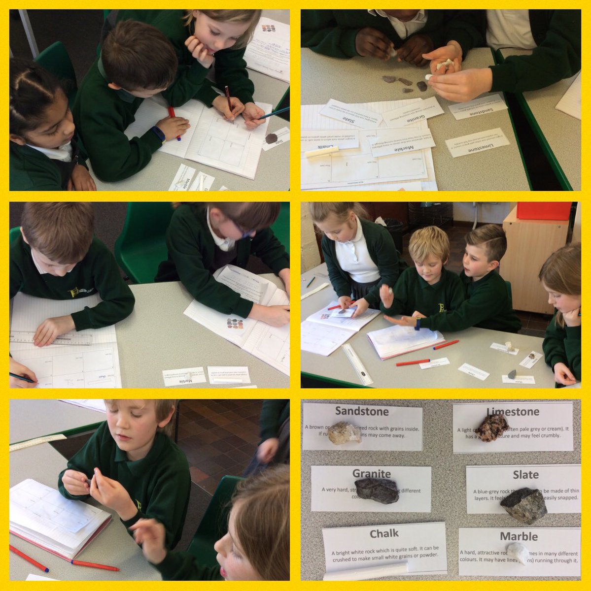 TickfordPark's tweet photo. Science rocks! β‘οΈβ¨ Year 3 closely observed rocks, looking at their qualities and features. They could compare and group together rocks based on their appearance. A super start to our rocks topic, super scientists! ππ #TP4science #TP4jet https://t.co/xoWzihf1z9