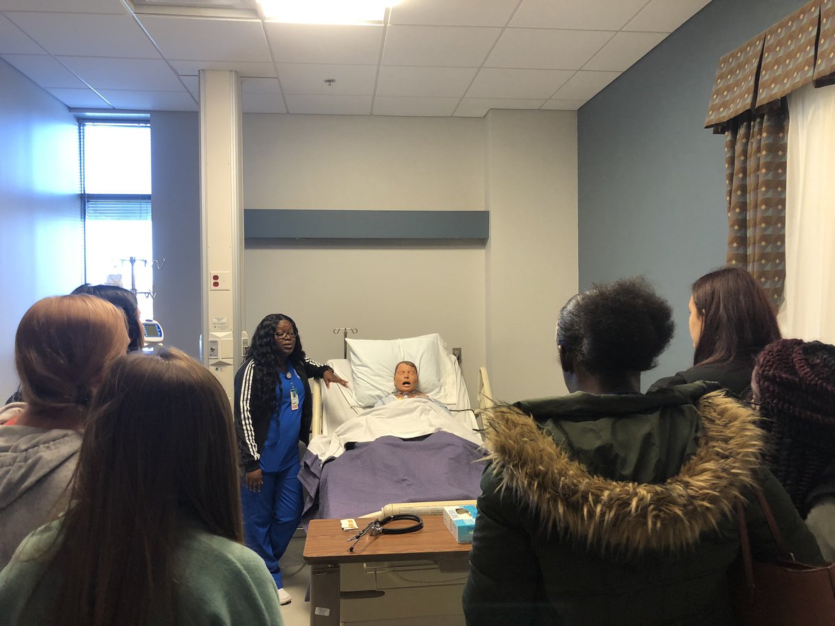 LGradcoach's tweet photo. Checking out the nursing classrooms at Southern Crescent technical college with @LGHS_HCS  students! Very impressive!  @sctc_president  @TonyTow64072183 @HenryCountyBOE https://t.co/V8M2jM9fAc