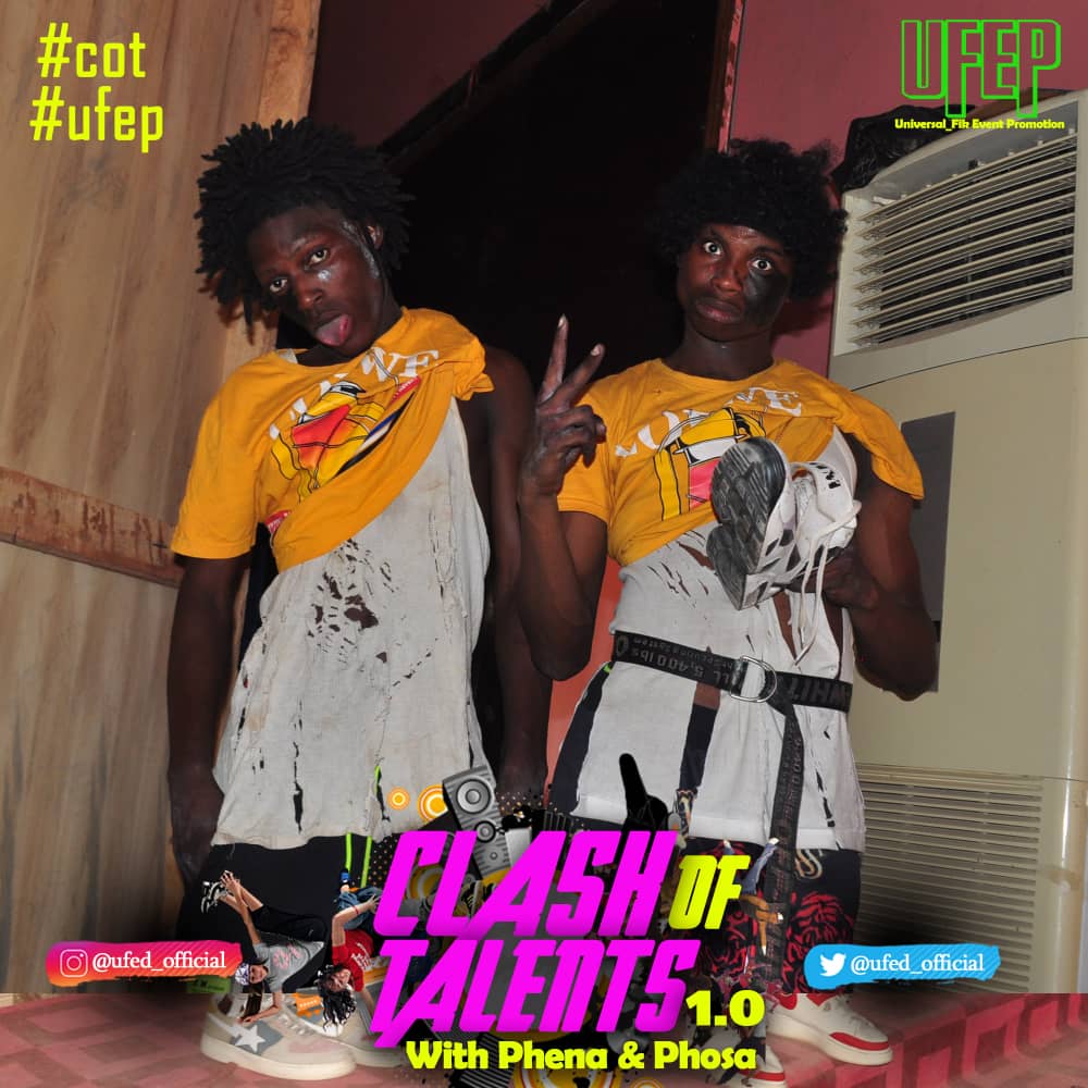 ufep_official's tweet photo. Performance from Clash of the Titans with Phena &amp; Phosa 1.0
Live in OBJ Hall
#cot
#ufep
#aaua https://t.co/zvt5I0esfg