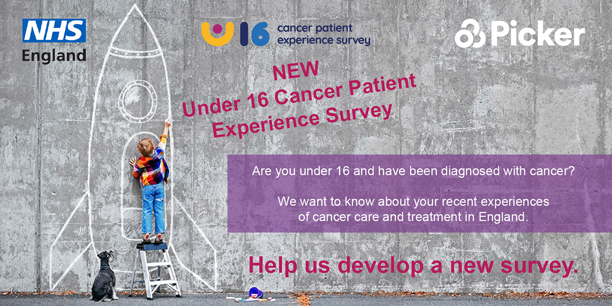 NHS England and Picker would like to speak to young people under  16y old with recent experience of cancer to tell them about their care experiences. You'll receive a £30 gift voucher in return.  <a href="/NHS/">@NHS</a> @CCLG_UK <a href="/TYACChair/">Chair of the TYA Committee at CCLG:CYPCA</a>
