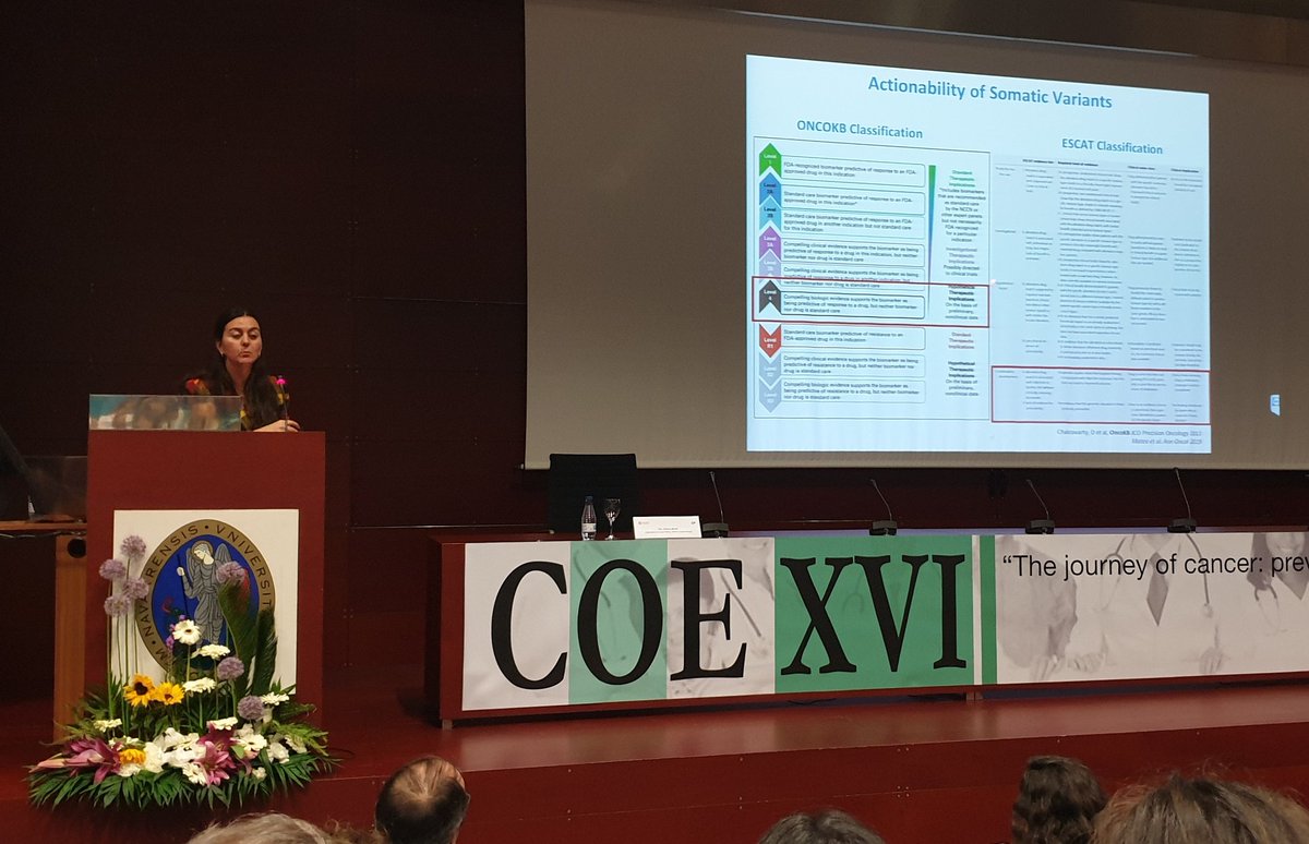 La Medicina de Precisión (MP) es una realidad, tenemos que ser capaces de comprender los datos de genómica, los modelos de desarrollo y tratamiento han cambiado, e importancia de comités multidisciplinares. Conclusiones de la Dra. Patricia Martín en <a href="/COEunav/">Congreso de Oncología para Estudiantes</a> sobre la MP