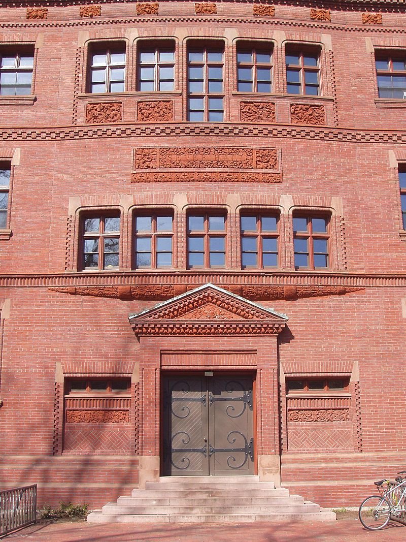 this is his 1878 Sever Hall, apparently Robert Venturi's favourite building in America...