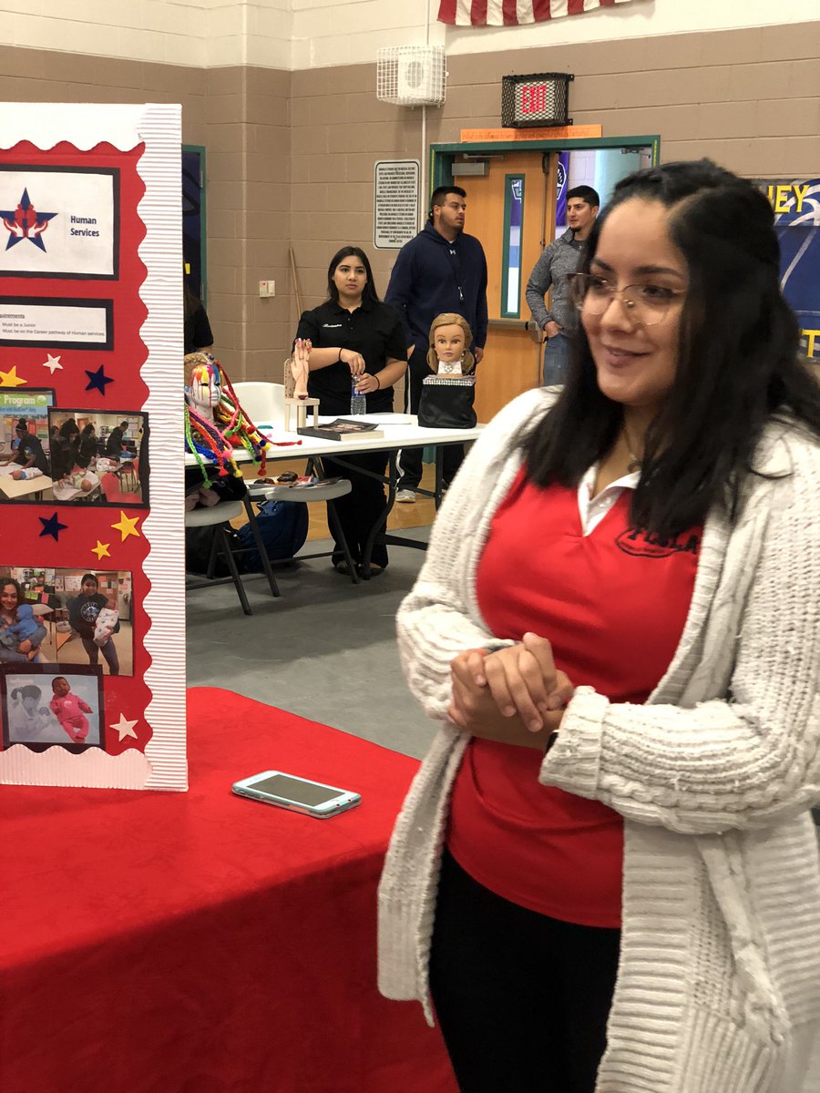 MemorialCTE's tweet photo. CTE students at @cobras047 Cathey MS Career Fair @Pride_Mustangs @BeccaBechtold @McAllenISDCTE #misdctetweets https://t.co/6A0cltFjFG