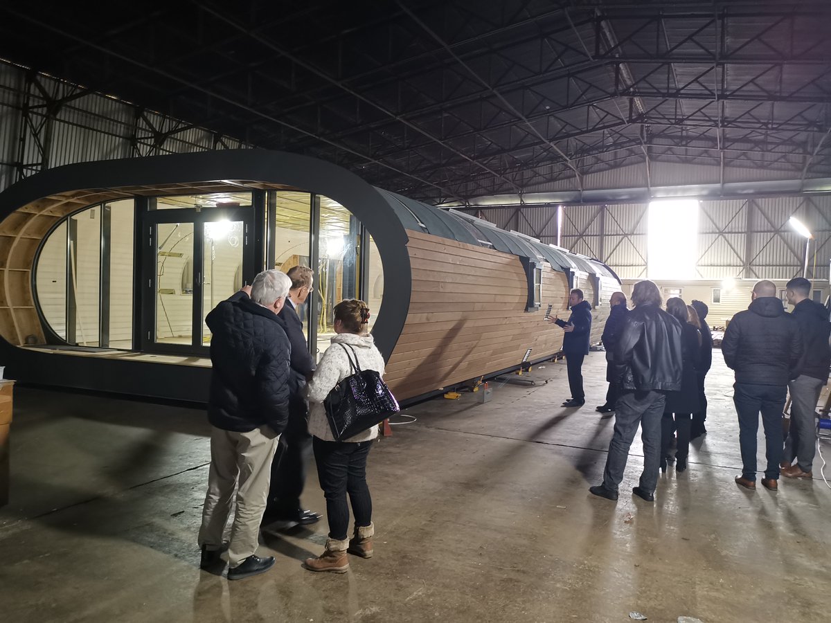 GreenUnitUK's tweet photo. From the NHS to business parks, schools, councils, charities, landowners, businesses, suppliers, journalists... We’ve been hosting visits to showcase our #lowcarbon #modular buildings as we get ready to deliver our new #ARCII to @VindolandaTrust
Thanks to everyone who's visited! https://t.co/vujE5XejyM