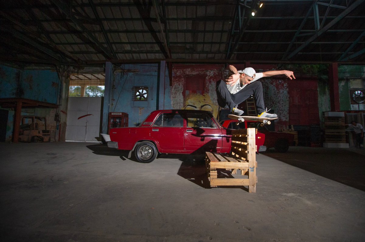 Ollie by <a href="/madarsapse/">Madars Apse</a> in #Estudio50📍 where the first ever #HavanaSkateFestival🇨🇺 will be 😎👊|| 📸: Andrew Caulfield