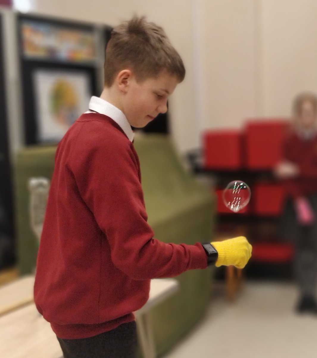 RowledgeSchool's tweet photo. Great Science day with @prof_bubble today. Hands on learning for all year groups learning about weather, climate &amp; our diverse planet! What a great end to an exciting week! #creatingtornados #bouncingbubbles #staticelectricity https://t.co/1E8gfhg55P