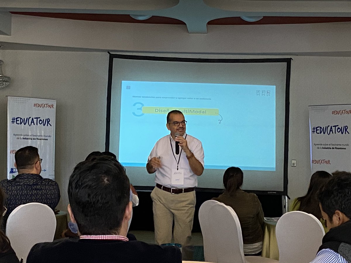 FEDECAMARAHN's tweet photo. Fedecamara presente en el primer #educator #2020 felicidades #eventia Por el taller: Meetings & Events Trends 2020 https://t.co/W523JkY8L6