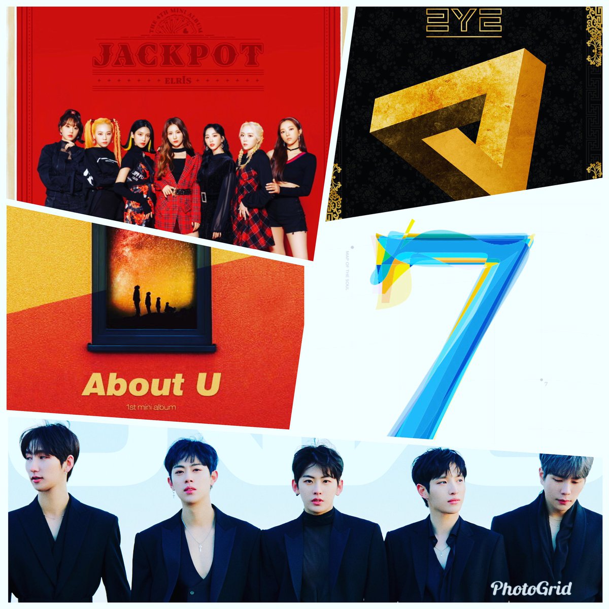 Bringing back the FRIDAY  #miniplaylist after some time! These are just some recent releases that are ear worms for me! #ELRIS -  #Jackpot #3YE -  #Queen #AboutU -  #WhoTookMyCandy #BTS   -  #ON #UNVS -  #Timeless #music  #Fridayminiplaylist  #kpop  #miniplaylist