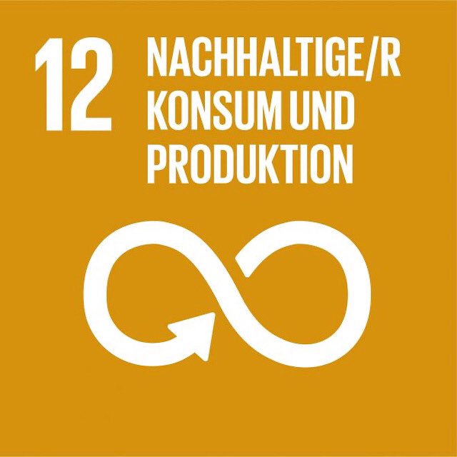 #SDG Nr. 12 👉🏼Nachhaltige/r Kosum und Produktion

Der #Wandel zu einer Wirtschafts- und Lebensweise, die die natürlichen #Grenzen unseres #Planeten respektiert, kann nur gelingen, wenn wir unsere #Konsumgewohnheiten und #Produktionstechniken umstellen.