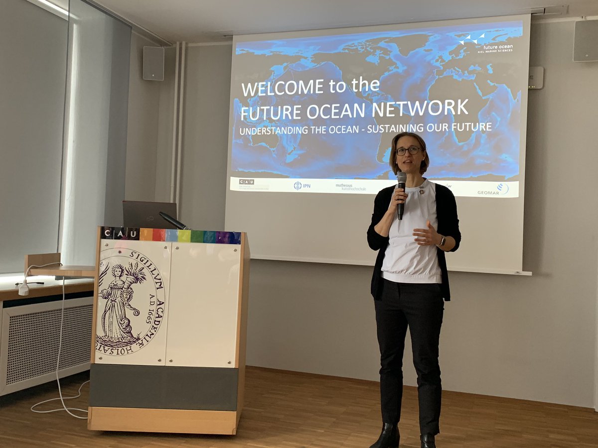 mvisbeck's tweet photo. The Kiel based Future Ocean Network @thefutureocean hosted its first networking activity of 2020 on the #UN #OceanDecade with inputs from the planing group, world ocean assessment, early career professionals and communication. Exiting times and full house. https://t.co/OzF1CuDtoa
