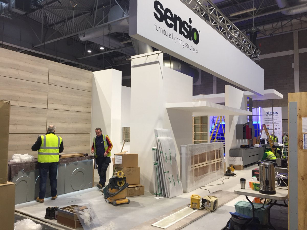 Sensio_Ltd's tweet photo. Our team are busy preparing for @kbb_birmingham to open on Sunday!
If you’re attending make sure you come and say hello to us on stand K95 to see our brand new range of kitchen, bedroom and bathroom lighting solutions!
#kbb2020 #kbbbirmingham #kbb #makinglightingsimple https://t.co/wnIHxCB0JD