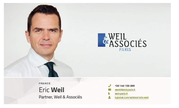 Very proud of our partner Eric Weil for being recognized for "his extensive experience in sophisticated litigation of national and international importance." by <a href="/ir_global/">IR Global</a> in their Jurisdictional Guide on how to Manage Risk in Multinationals: bit.ly/2PwQEfA