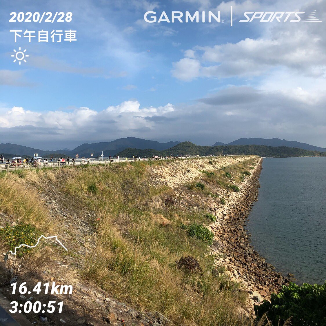 stripeboy's tweet photo. 相片沒有告訴你:今日大美督人山人海,而今日並非星期六、日及公眾假期。 #loco #locobike #garmin #garminsports #vivosmart4 https://t.co/mv18mi6oZt