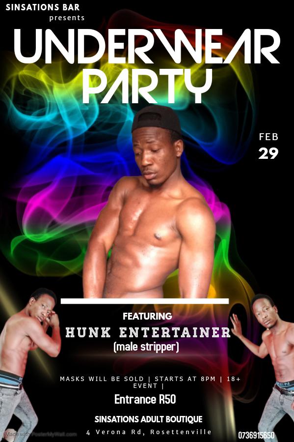 Hellow are you ready for tomorrow's underware party?????