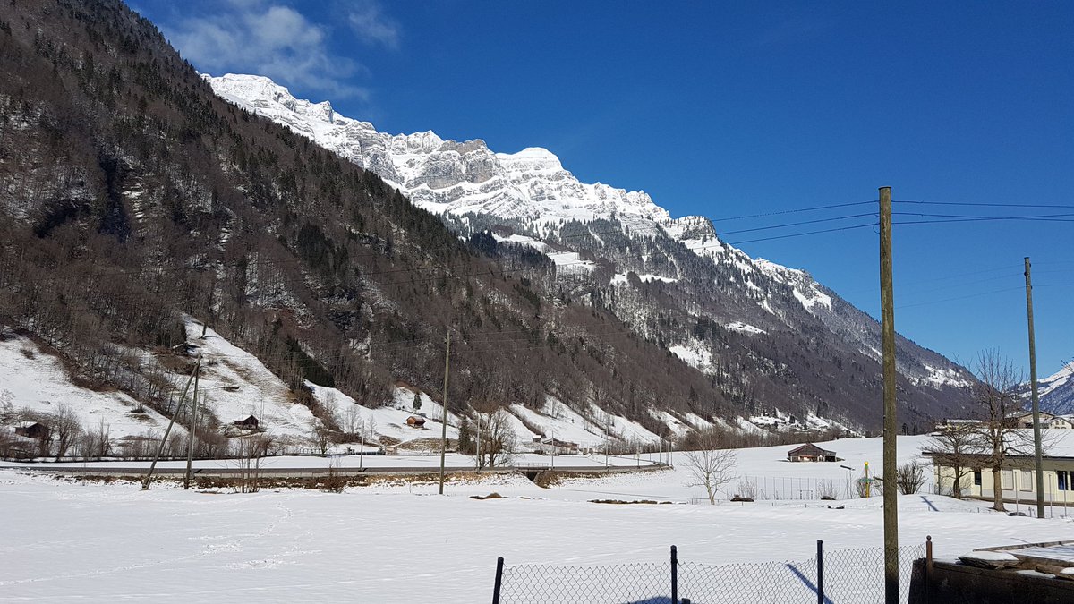 DigitalGlarus's tweet photo. We really never get bored with the view here at #Hackingvilla #Diesbach #now https://t.co/B7M94r68i0