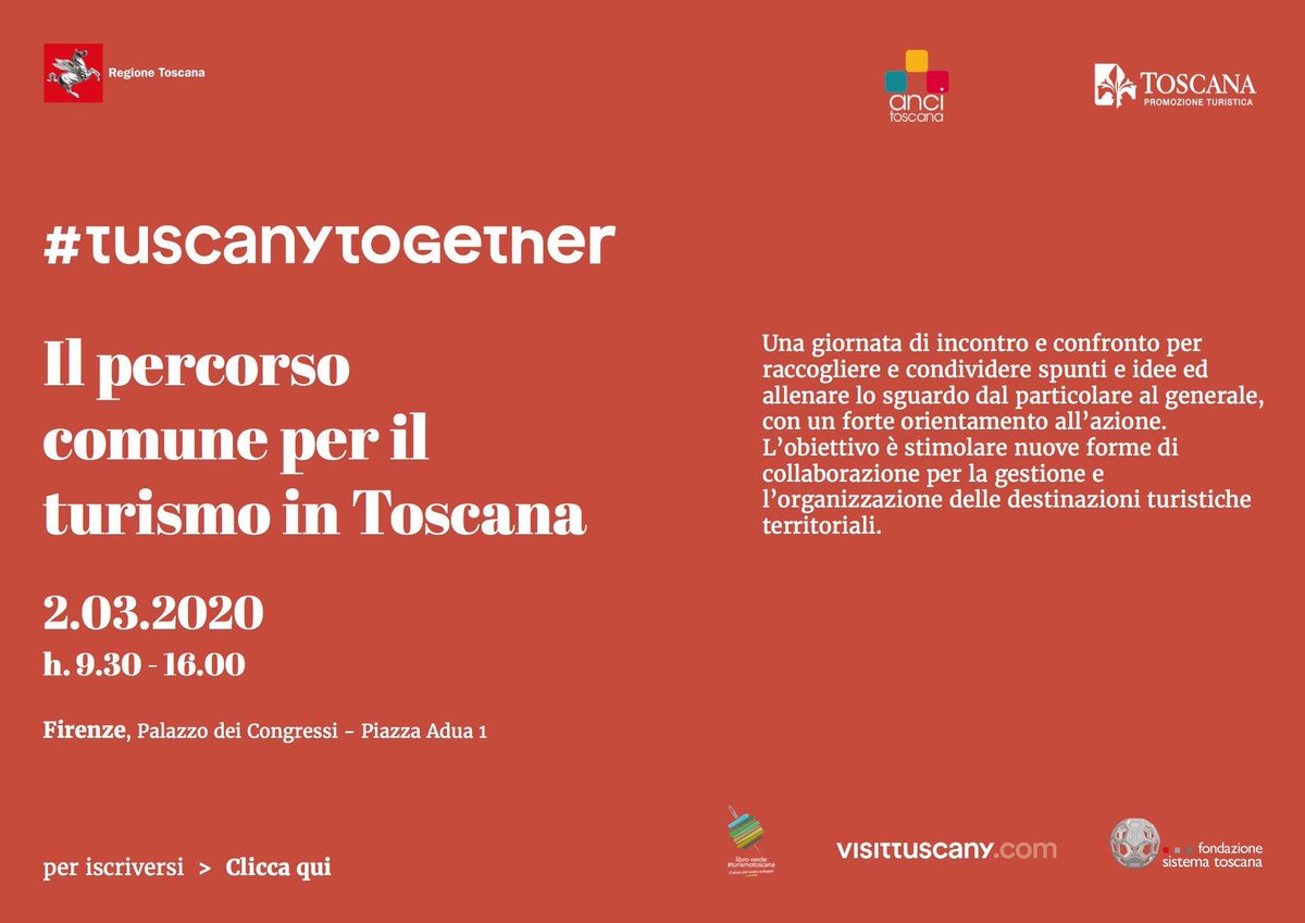 #tuscanytogether #mytuscany a Firenze lunedì 2 Marzo @AnciToscana @redazioneTPT @FSToscana @regionetoscana @ToscanaBXL @CRToscana