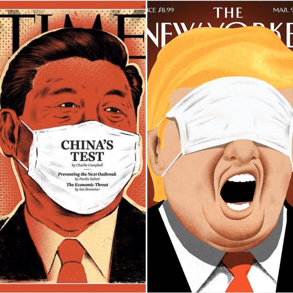 TIME vs The New Yorker.
#coronavirus #COVID19 #TrumpVirus #USPolitics